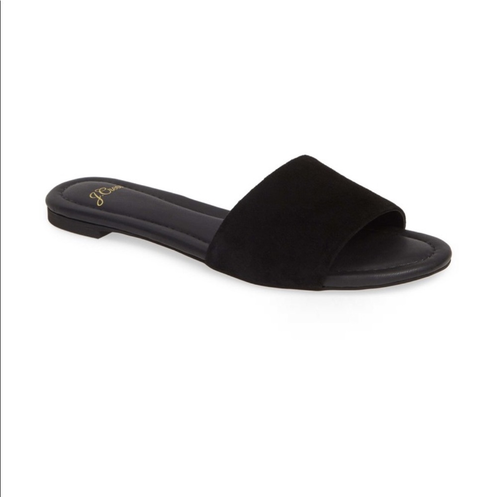 J. Crew Cora Suede Slide sandals